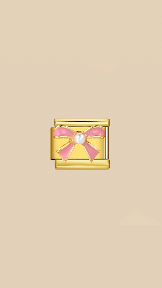 Pink Bow Charm